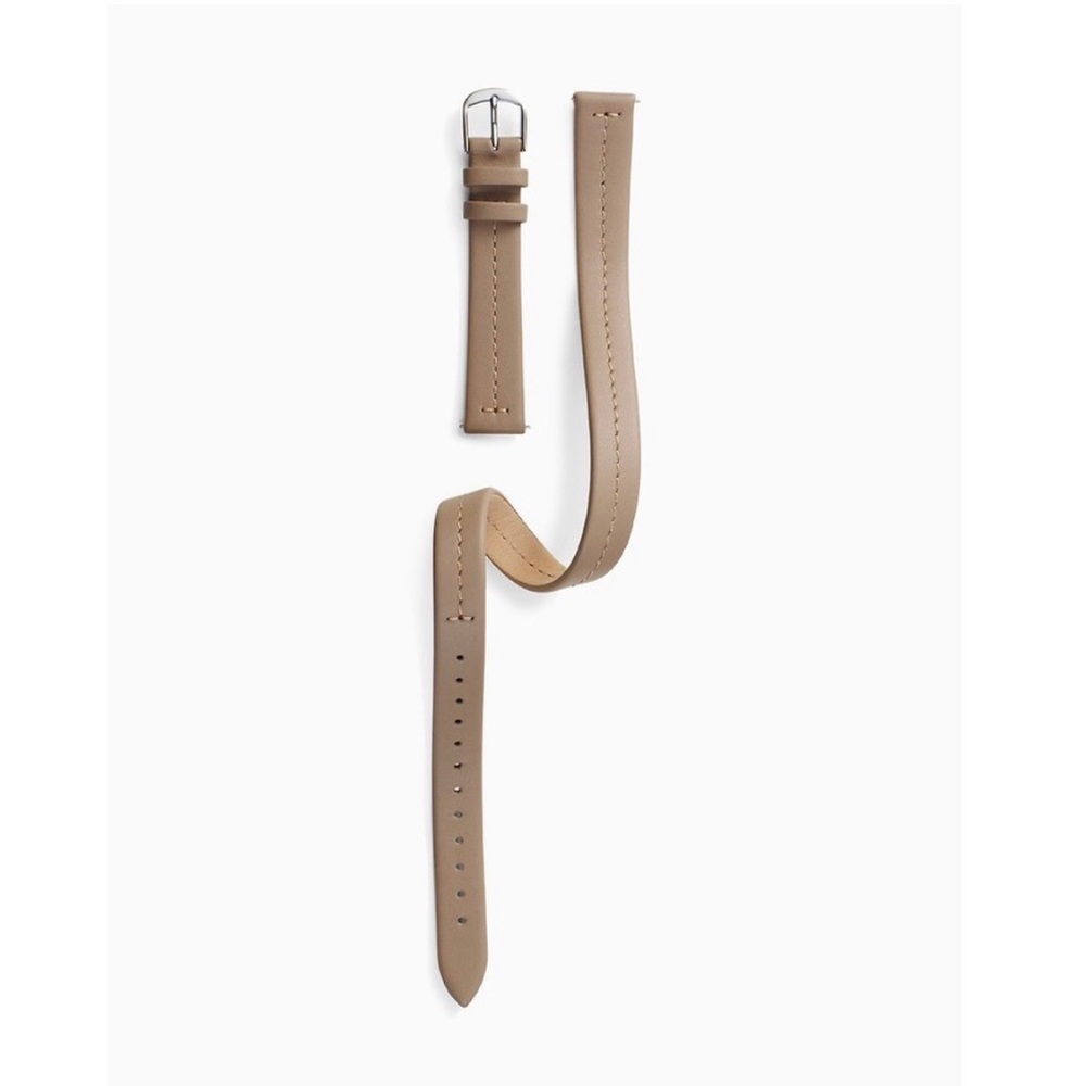 Stella & Dot tan wrap watch with gold face, black band also included! - Picture 7 of 11
